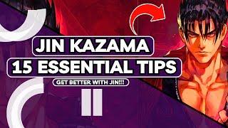 15 JIN KAZAMA TRICKS To IMMEDIATELY Get BETTER With Him In TEKKEN 8