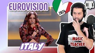 Italy Eurovision 2024 Reactionalysis - Music Teacher Analyses La Noia by Angelina Mango Reaction