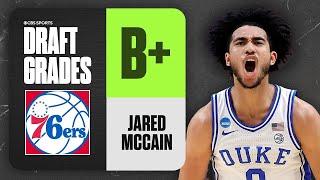 Jared McCain Selected No. 16 Overall by Philadelphia 76ers  2024 NBA Draft Grades  CBS Sports