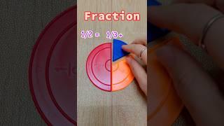 Equivalent fractions P2 #fraction #math #mathematics #toys #education #game #puzzle #circle #game