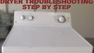 Dryer Troubleshooting Step by Step