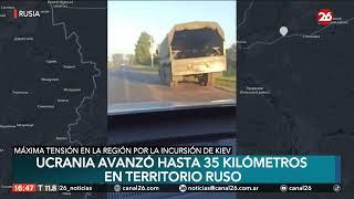 Ucrania avanza 35 kilómetros en territorio ruso en Kursk