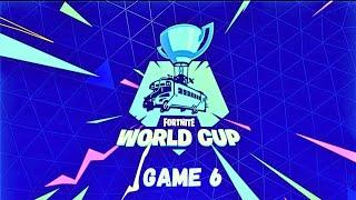 FORTNITE WORLD CUP SOLO FINALS GAME 6 - AND THE WINNER IS....