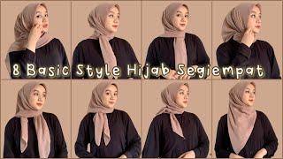 Tutorial Hijab Segiempat Simple untuk Sehari-hari Kondangan Wisuda Lamaran Kerja dan Kuliah