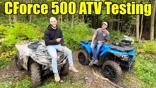 You wont believe where these things go 2023 CFMoto CForce 500 ATV Utility Quad Review