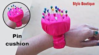 कबाङ से जुगाड़  ऐसा बना दिया pin cushion making at home hand pin cushion cutting and stitching