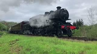 LMS Ivatt Class 4 43106 The Flying Pig Severn Valley Heritage Railway Steam Engine Highley Train