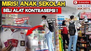 social experiment  REAKSI ORANG LIHAT ANAK SEKOLAH SMA BELI ALAT KONTRASEPSI