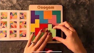 ASMR - Wooden Puzzle 1 - Clicky Whispers