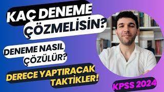 Kaç Deneme Çözmeliyim? Deneme Nasıl Çözülür? Derece Yaptıran Taktikler