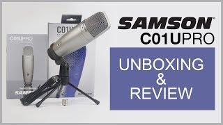 Samson C01U Pro Mic Unboxing & Review  Test - Best Budget Professional USB Condenser Microphone