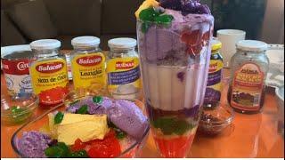 HOW TO MAKE HALO-HALO  FILIPINO SHAVED ICE DESSERT @supermomcanada