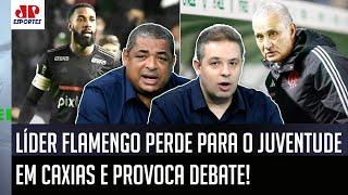 NÃO É ASSIM Não tem NENHUM MOTIVO pra isso O Flamengo... VEJA DEBATE após 2 a 1 do Juventude