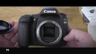 Canon EOS 80D Unboxing