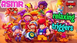 ASMR Gaming  Brawl Stars Relaxing Triggers To Help You Fall Asleep 