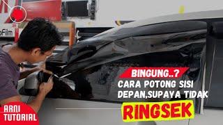 cara membuat polaMal kaca film pintu depan