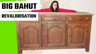 Restauration dun buffet bahut chêne - comment revaloriser vos meubles en bois