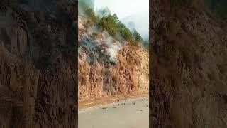 Forest Fire In kaghan valley Forest due to lack of Snowfall & Rain in 2024 