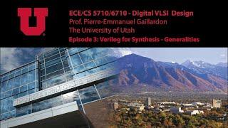 Digital VLSI Design - E03 - Verilog - Generalities