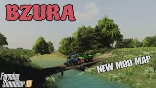 BZURA New Mod Map TourReview on Farming Simulator 19 Console PS5  PS4  FS19