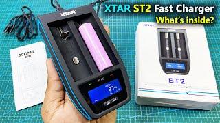 XTAR ST2 4.1A Fast Charger Unboxing and test Best 18650 Charger