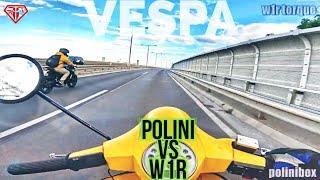 vespa QUATTRINI acceleration POLINI vs W1R   box exhaust  SOUNDcheck nr 62 