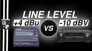 CONSUMER vs PROFESSIONAL AUDIO LEVEL Whats the Difference?