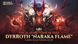 New Collector Skin  Dyrroth Naraka Flame  Mobile Legends Bang Bang