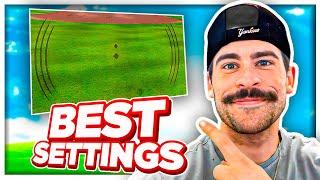 The BEST Hitting Pitching and Fielding SETTINGS For MLB The Show 23