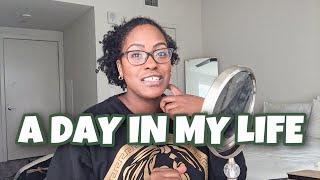 VLOGMAS DAY 4 5 MIN MAKEUP ROUTINE + WORKING FROM HOME  Mia. A. Brumfield
