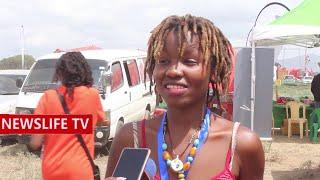 THE ONLY PEOPLE ENJOYING SAFARI RALLY IN NAIVASHAMEET & GREET PEOPLE  LISTEN TO THIS BEAUTIFUL LADY