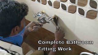 Bath room fitting work for rent house - A2Z Construction Details