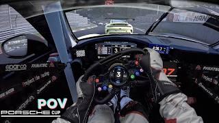 INSANE Porsche CUP Race at the Nurburgring  ACC  Fanatec DD+