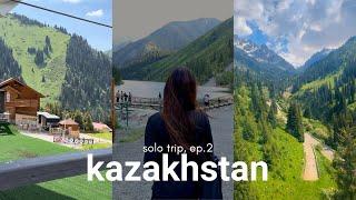 KAZAKHSTAN vlog  E2. room tour summer in almaty icy mountains diy city tour souvenirs