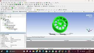 analysis of wheel rim in ANSYS