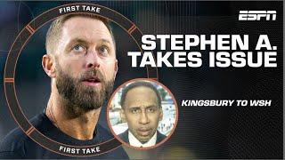 Stephen A. SEES NO BONAFIDE REASONS for Kliff Kingsbury to be the OC  First Take