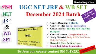 Join Paper-1 December 2024 NET JRF and WBSET Online Super 40 Batch