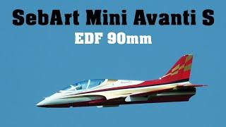 SebArt Mini Avanti S 90mm  EDF RC aircraft  4K  MEGA CUP 2023