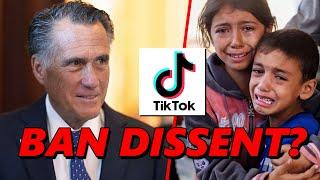 Mitt Romney ADMITS TikTok Ban Meant to SQASH & Censor Opposition to Israels Genocide