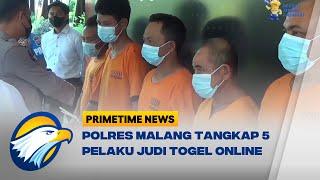 Polres Malang Tangkap 5 Pelaku Judi Togel Online