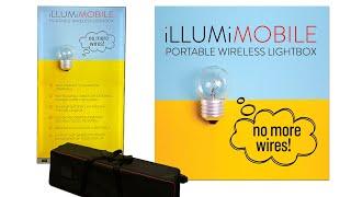 IllumiMobile Battery Powered Folding Lightbox Display