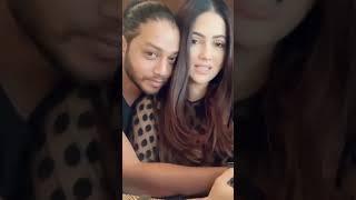 Before Breakup Melvin Louis and Sana Khan 