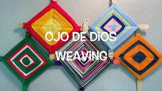 How to Create a Large Ojo de Dios Gods Eye Weaving for Kids