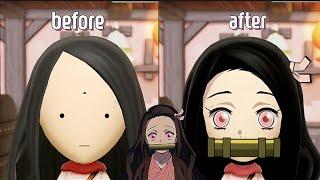 미토피아-귀멸의칼날 네즈코 커스텀 과정 miitopia-Demon Slayer Kimetsu no Yaiba-Nezuko