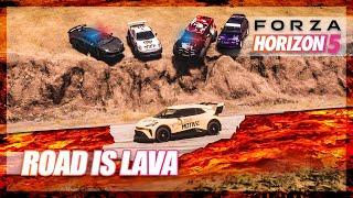 Forza Horizon 5 - The Road is Lava vs HUNTERS #3