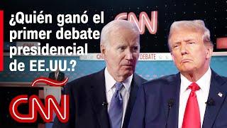 ANÁLISIS  ¿Quién ganó el primer debate presidencial de EE.UU. entre Biden y Trump?