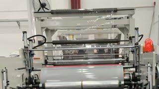 1000mm Stretch film machine trial running