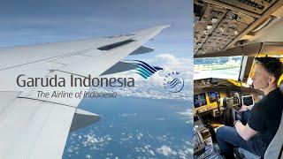 I FINALLY Flew with GARUDA INDONESIA  B777 Doha - Jakarta Flight Review