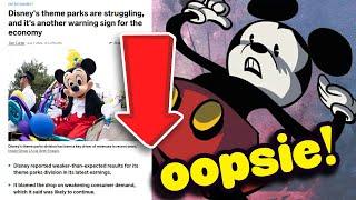 Disney Stock DROPS After Q3 Earnings Call Theme Parks are in BIG TROUBLE?