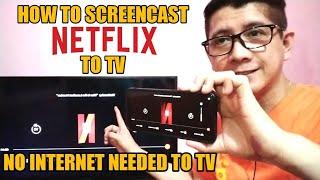 HOW TO SCREENCAST NETFLIX MOVIE TO TV  PAANO MAG SCREEN CAST NG NETFLIX MOVIE SA TV